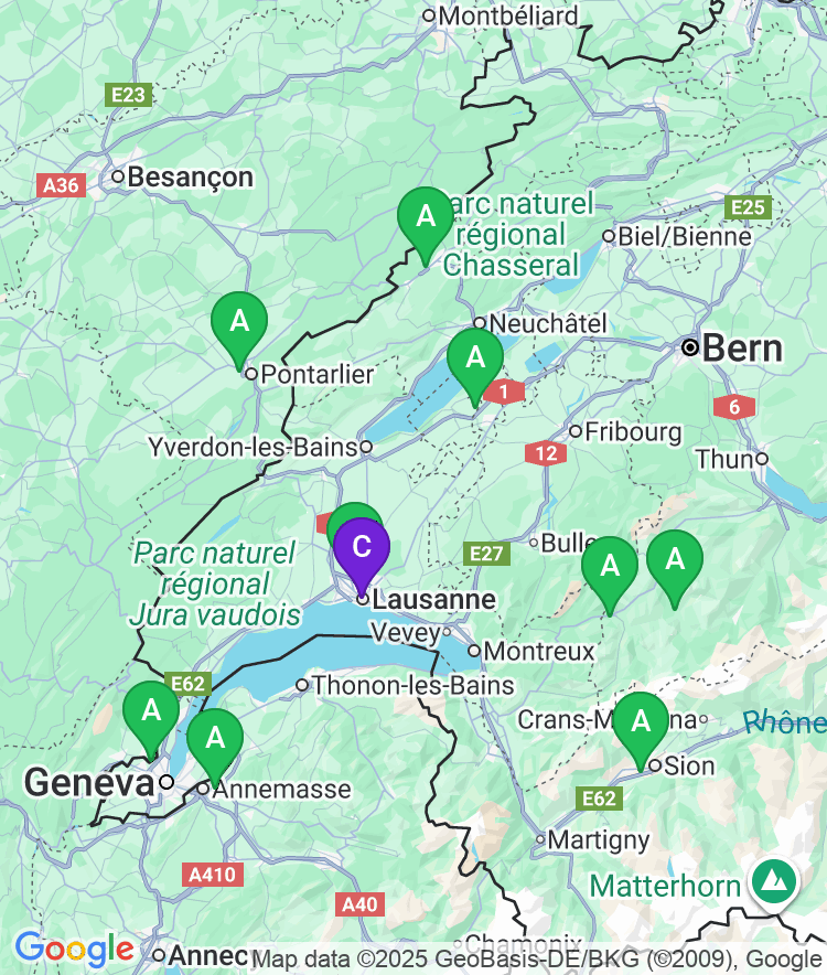 Lausanne Available Airport Options